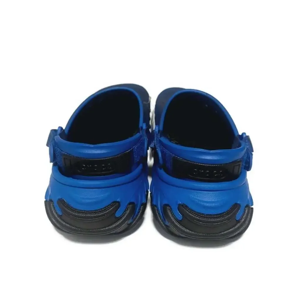 Crocs Echo Ro Clog Fade Blue Bolt Mens Size 12 Slip On Rubber Sole Sandals NWT